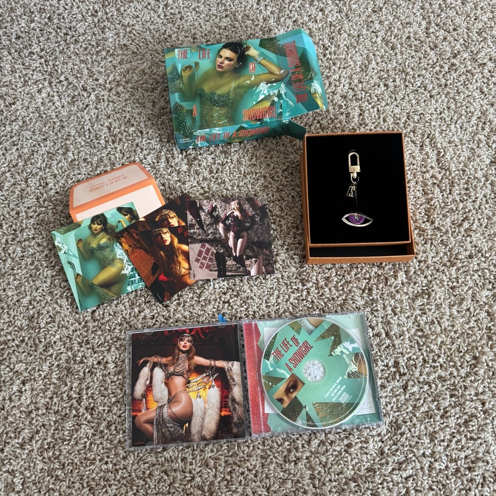 Taylor Swift The Life of a Showgirl Sweat and Vanilla Perfume Limited Release CD